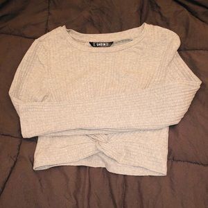 Shein small long sleeve crop top